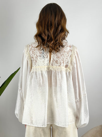 HAVEONE - CAMICIA PIZZO