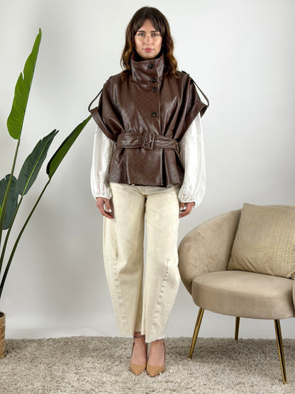 MOTEL - GILET ECOPELLE