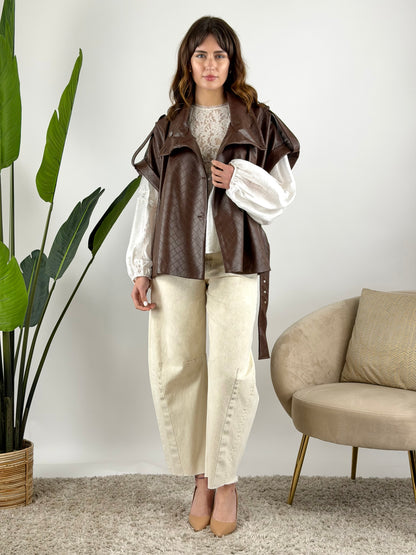 MOTEL - GILET ECOPELLE