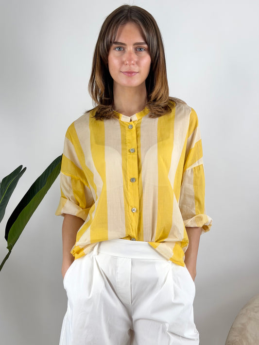 DEVA - CAMICIA MUSSOLA RIGHE