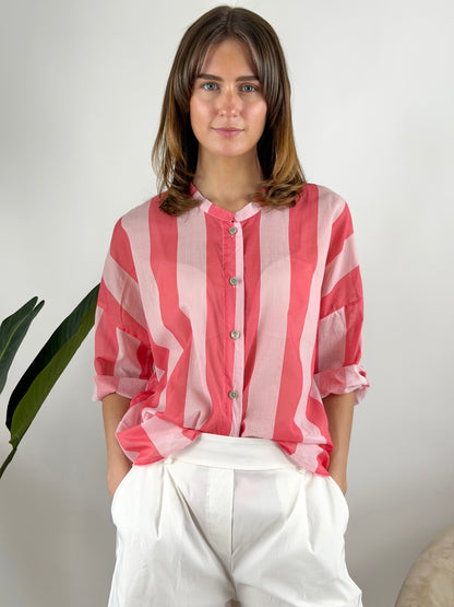 DEVA - CAMICIA MUSSOLA RIGHE