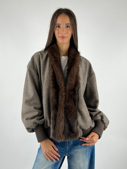 MOTEL - GIACCONE COLLO IN PELLICCIA