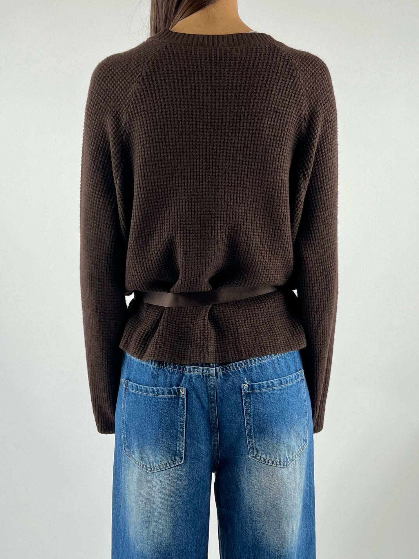 SUSY MIX - GIACCHINA IN MAGLIA CON CINTURA