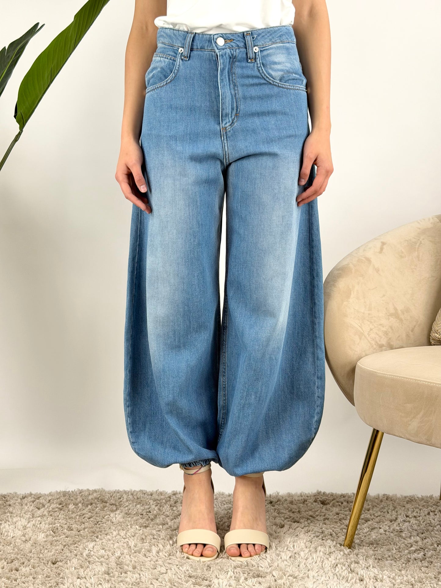 DEVA - JEANS ELASTICO CAVIGLIA