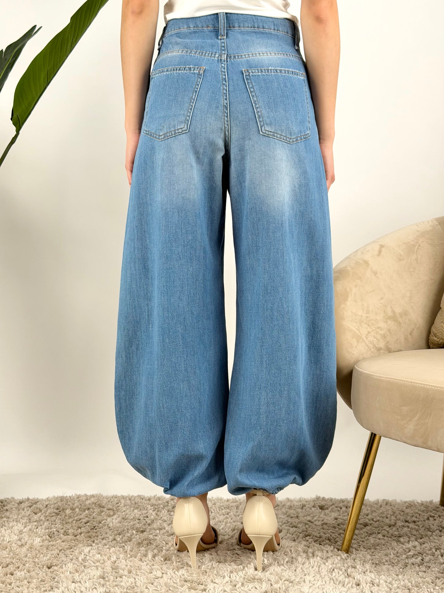 DEVA - JEANS ELASTICO CAVIGLIA