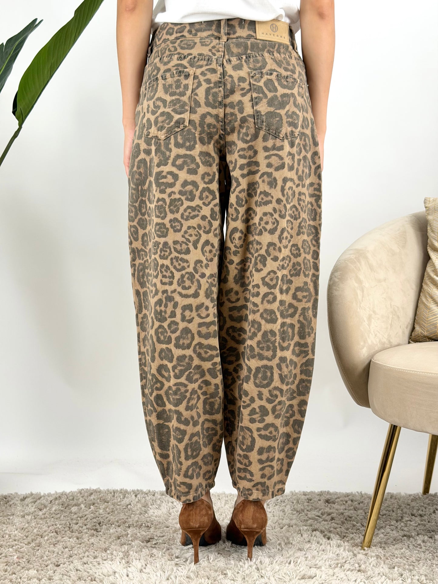 HAVEONE - JEANS MACULATO
