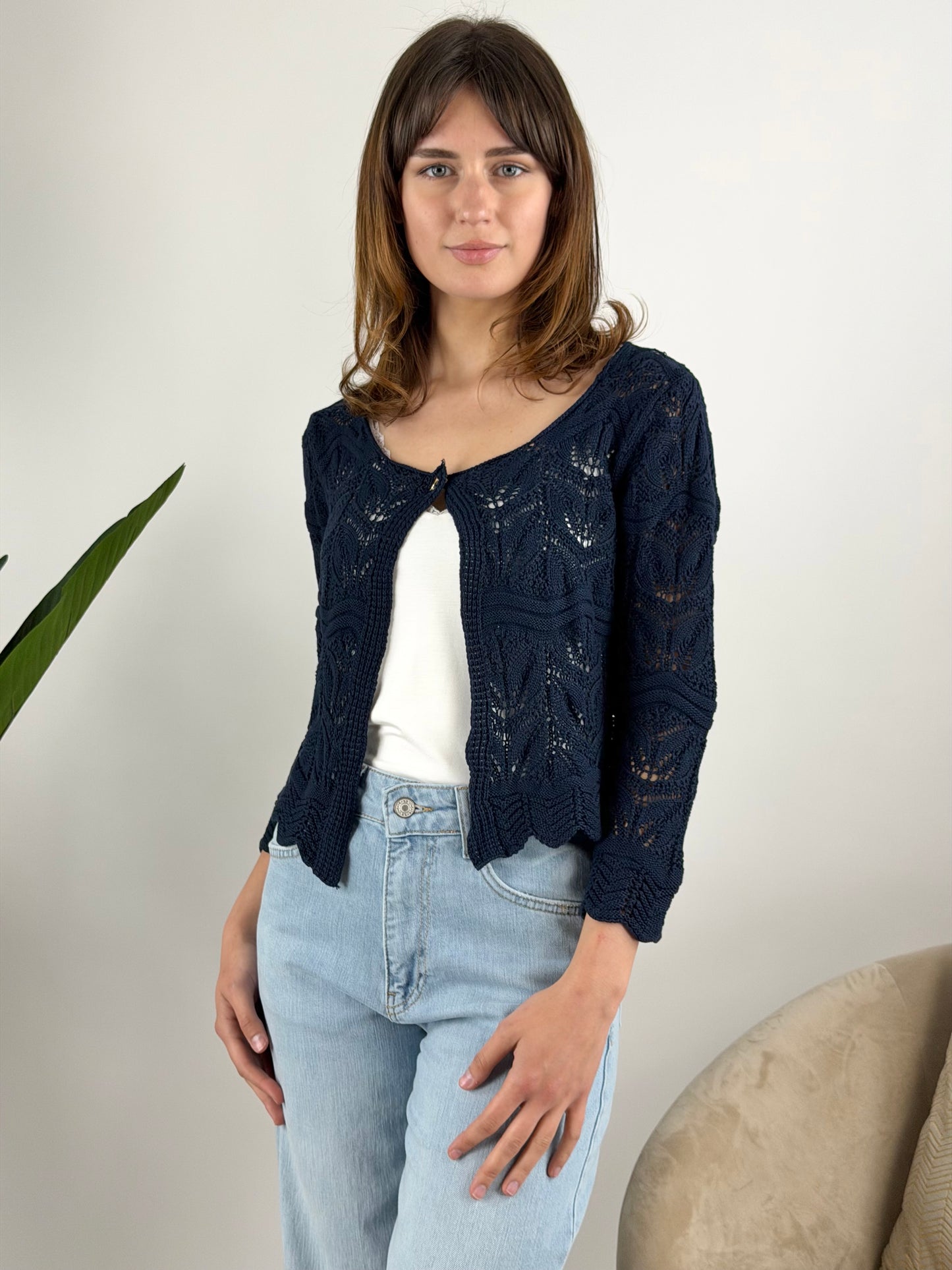SUSY MIX - CARDIGAN CORTO BOTTONCINI