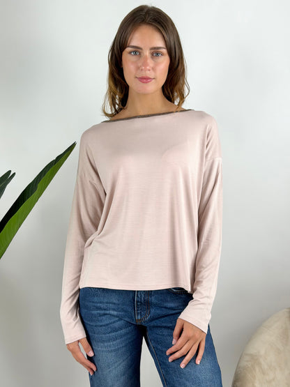 SUSY MIX - MAGLIA COLLO LUREX