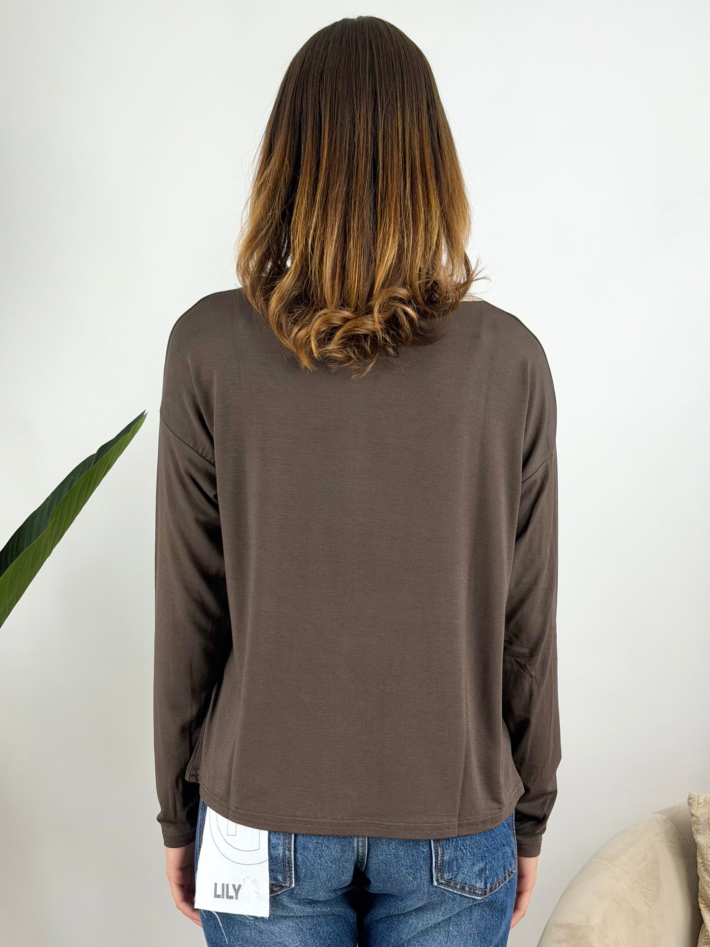 SUSY MIX - MAGLIA COLLO LUREX