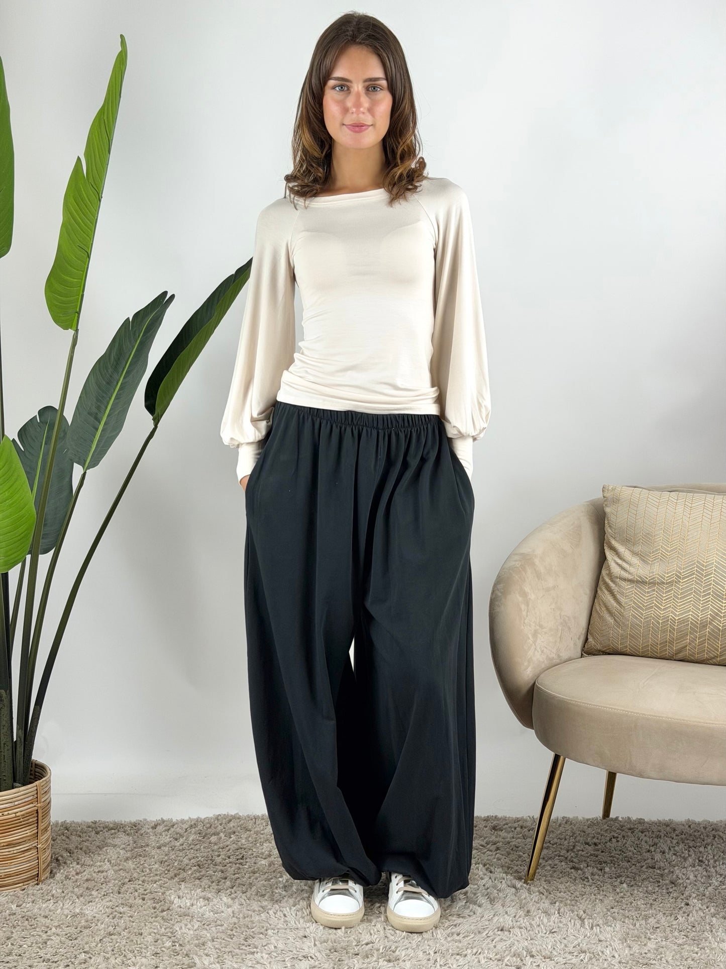DEVA - PANTALONE JOGGER FELPA