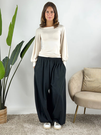 DEVA - PANTALONE JOGGER FELPA