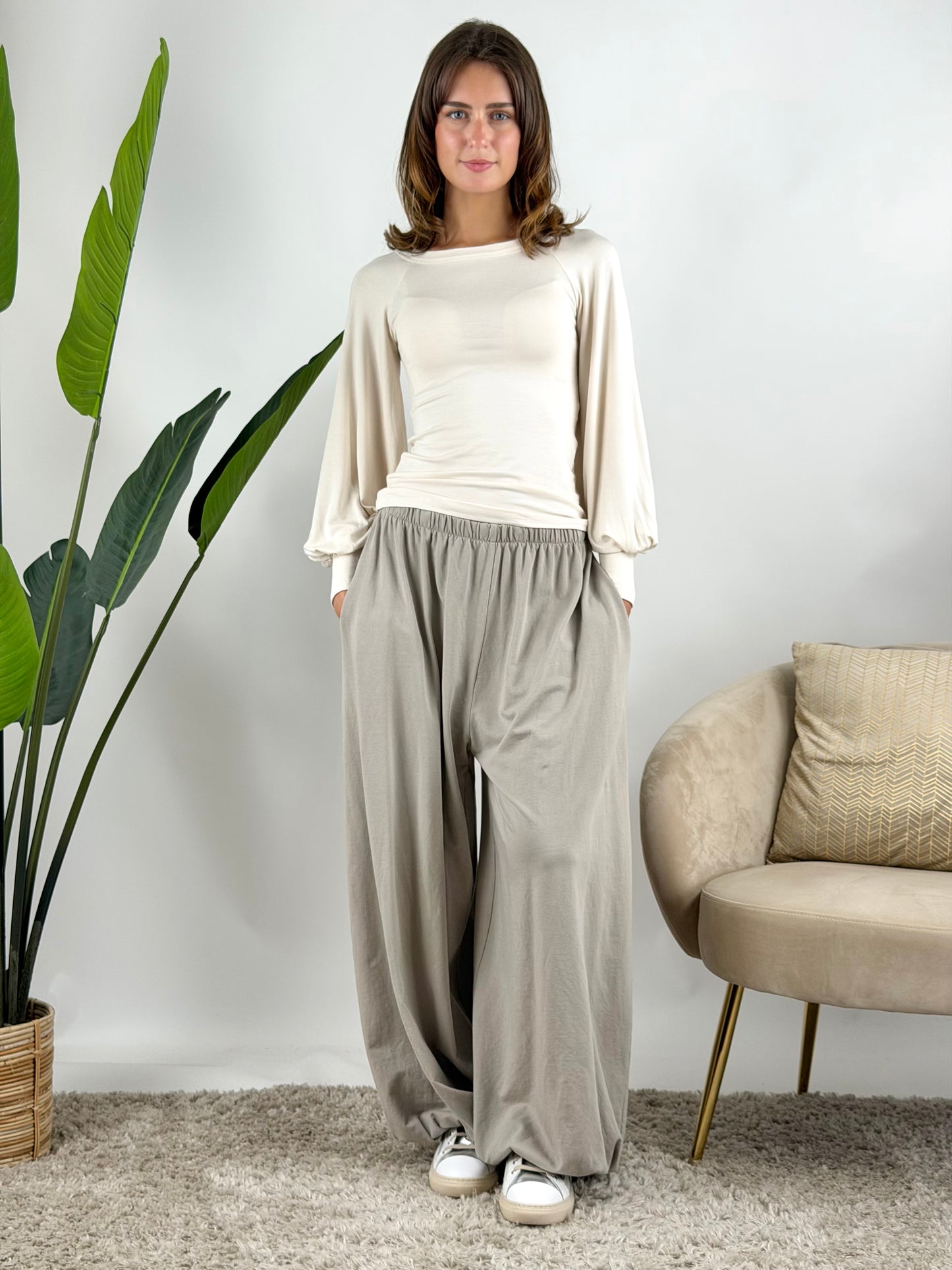 DEVA - PANTALONE JOGGER FELPA