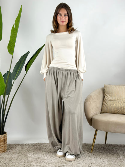 DEVA - PANTALONE JOGGER FELPA
