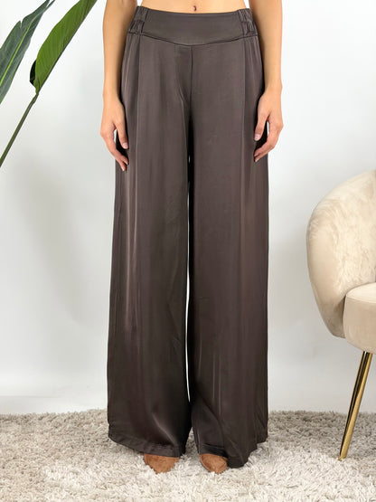 SUSY MIX - PANTALONE PALAZZO SATIN