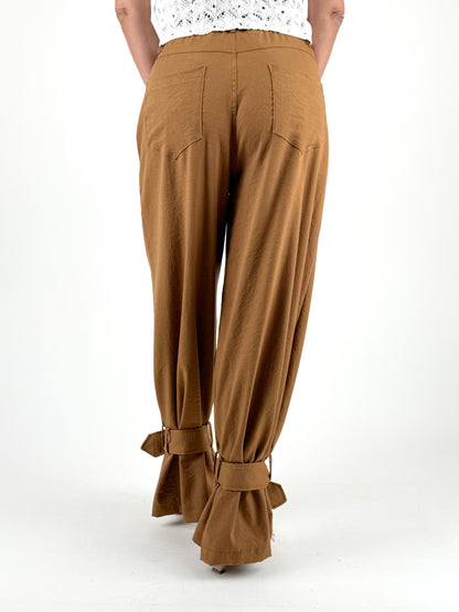 HAVEONE - PANTALONE LACCIO CAVIGLIA