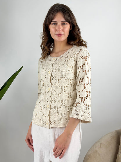 DEVA - CARDIGAN COREANA CROCHET