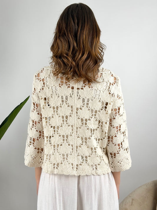 DEVA - CARDIGAN COREANA CROCHET