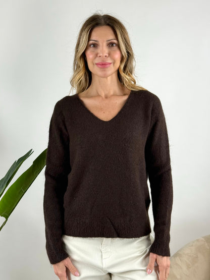 KONTATTO - MAGLIA SOFT YARN SCOLLO V