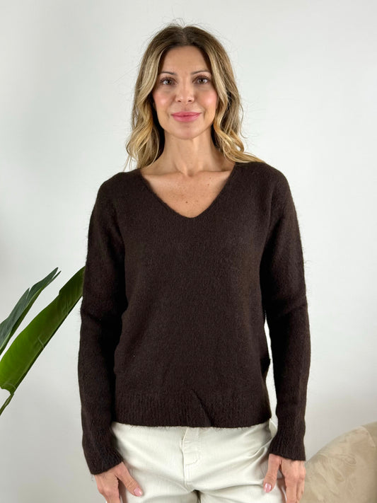 KONTATTO - MAGLIA SOFT YARN SCOLLO V