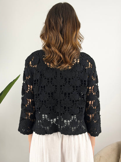 DEVA - CARDIGAN COREANA CROCHET