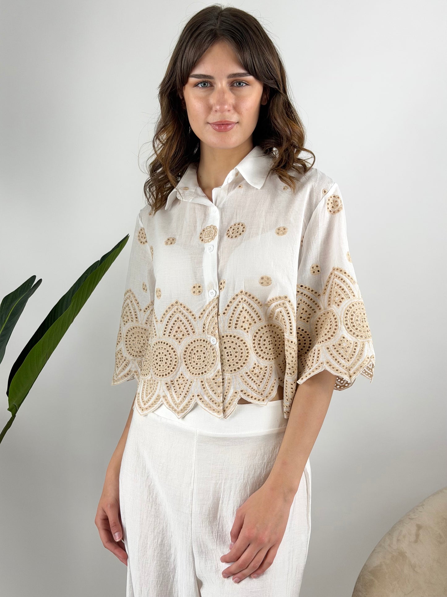 DEVA - CAMICIA RICAMI