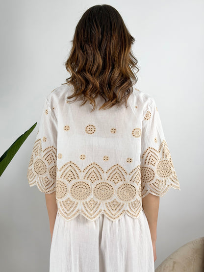 DEVA - CAMICIA RICAMI