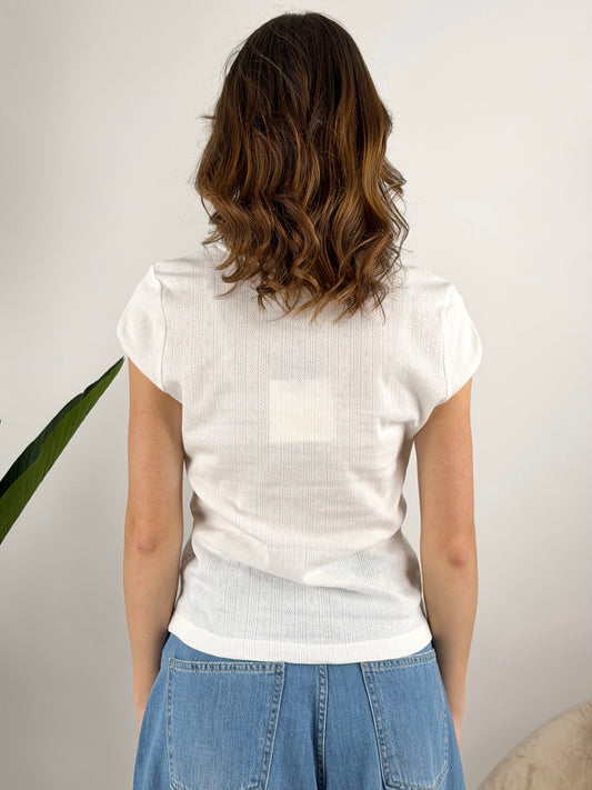 TENSIONE IN - T-SHIRT POINTELLE