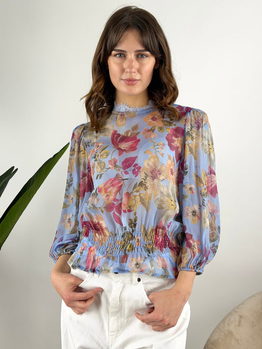 TENSIONE IN - BLUSA ELASTICO FANTASIA