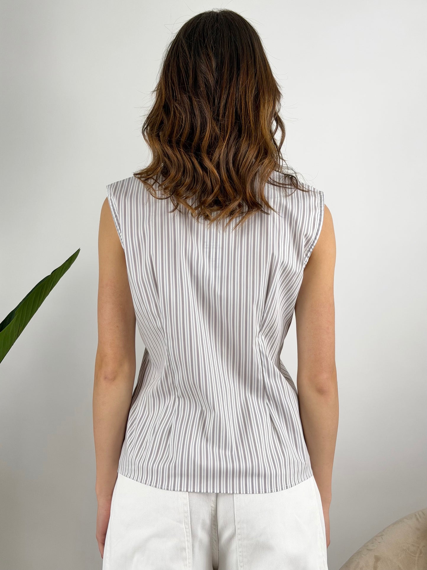 SUSY MIX - CAMICIA SMANICATA RIGHE