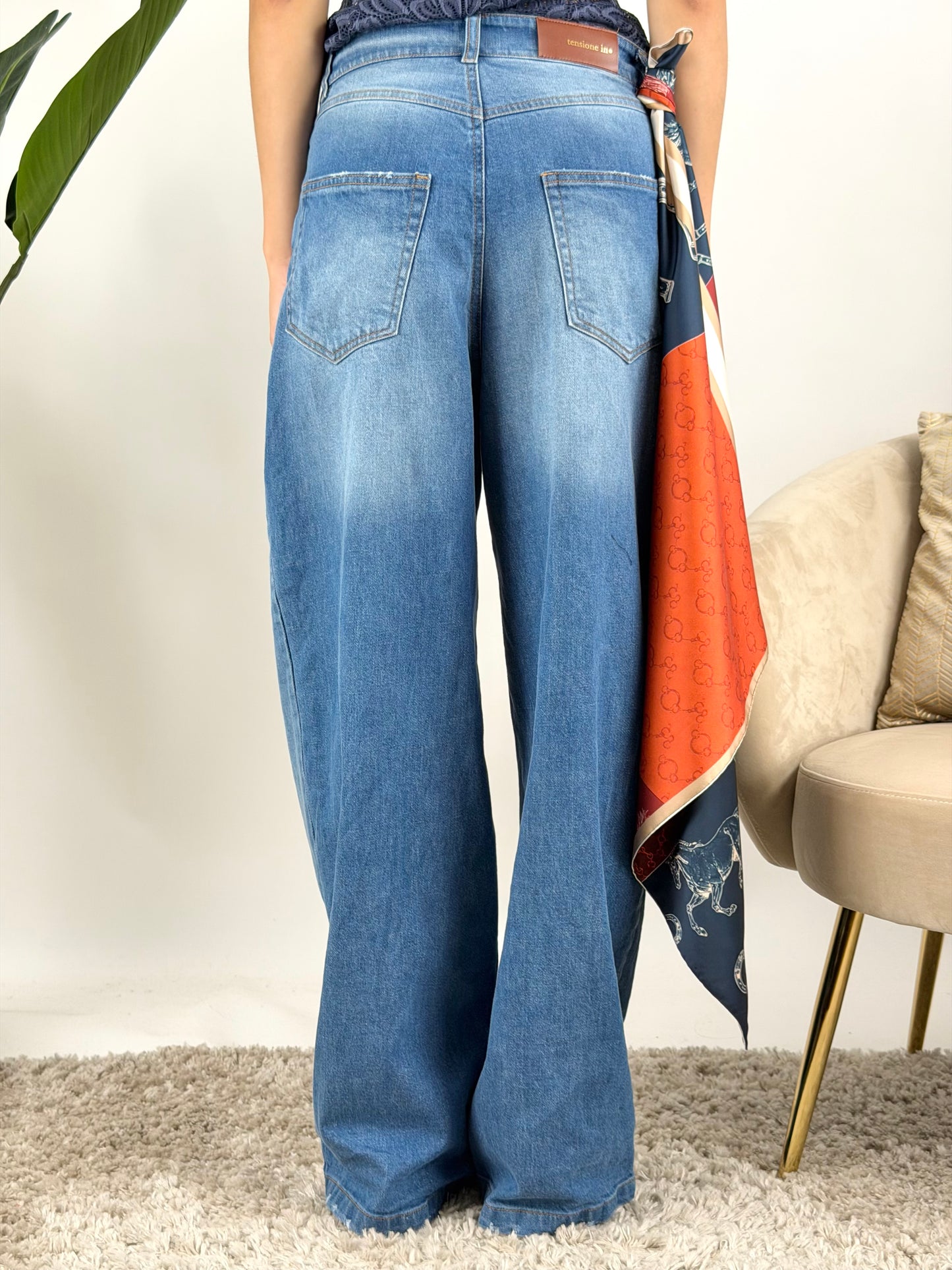 TENSIONE IN - JEANS FOULARD