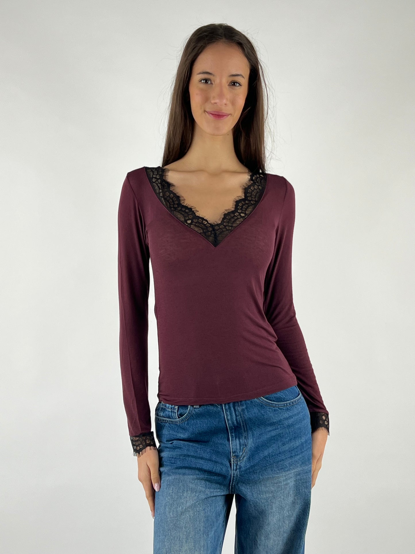 SUSY MIX - MAGLIA SCOLLO V PIZZO